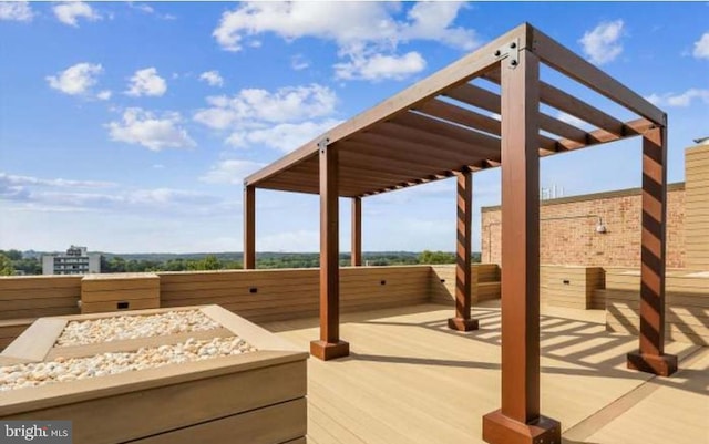 1900 Lyttonsville Rd Unit 216, Silver Spring, MD 20910 - deck with a fire pit and a patio area