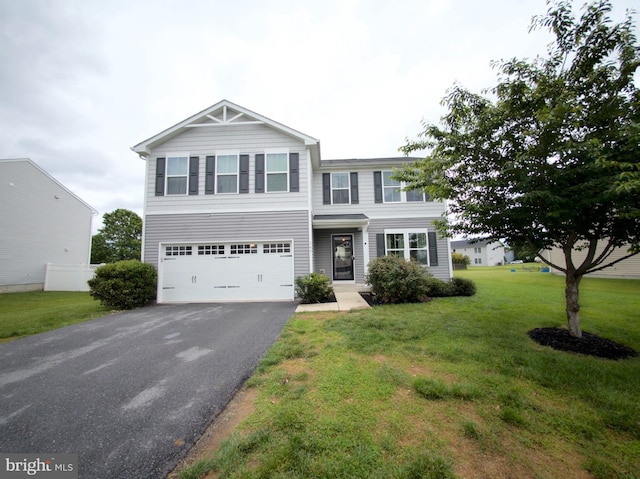 161 Oxford Way, Martinsburg, WV 25405 - view of front of house featuring driveway, an attached garage, and a front lawn