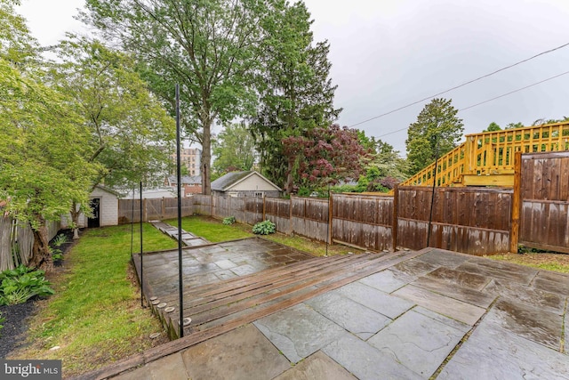 116 Price St, West Chester, PA 19382 - view of patio with a deck