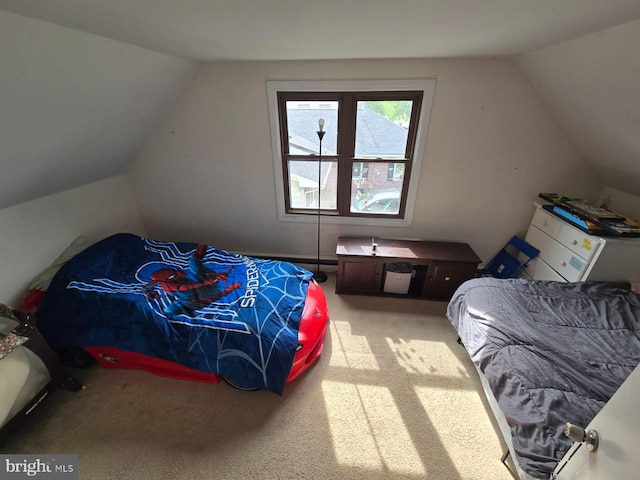 33 Middlebury Ln, Willingboro, NJ 08046 - carpeted bedroom featuring vaulted ceiling