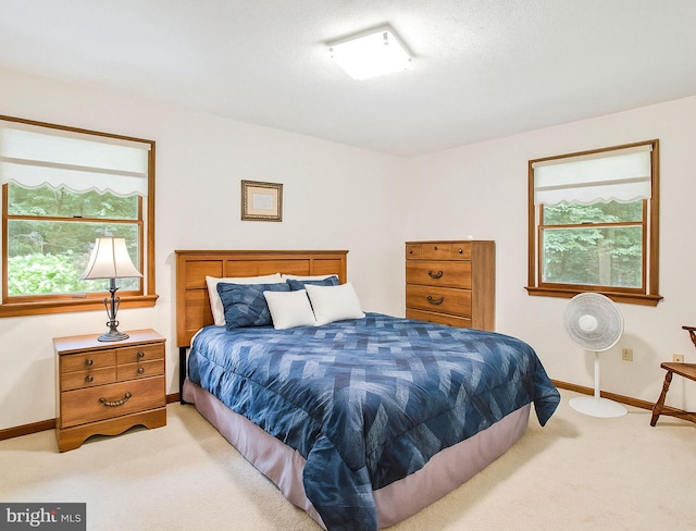 1021 Carson Dr, Huntingtown, MD 20639 - bedroom with light carpet and baseboards