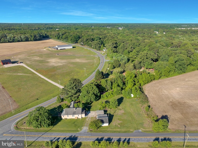24532 Deep Branch Rd, Georgetown, DE 19947 - drone / aerial view of a heavily wooded area