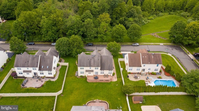 4 Bernadette Cir, Monmouth Junction, NJ 08852 - drone / aerial view of a pool area
