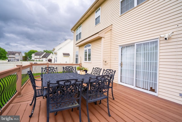 4 Bernadette Cir, Monmouth Junction, NJ 08852 - wooden deck with outdoor dining space