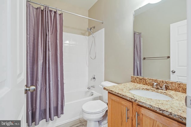 7222 Elkridge Crossing Way, Elkridge, MD 21075 - bathroom featuring toilet, vanity, and shower / bath combo with shower curtain