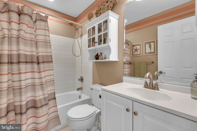 8139 Showcase Ct, Pasadena, MD 21122 - full bathroom with toilet, vanity, and shower / bath combo
