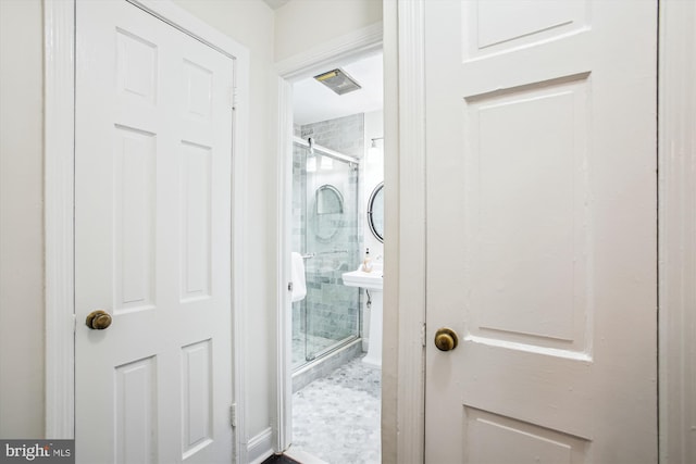 1712 W Abingdon Dr Unit 102, Alexandria, VA 22314 - full bath featuring a stall shower