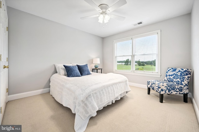 301 Nottingham Ln, Queenstown, MD 21658 - bedroom with carpet and a ceiling fan