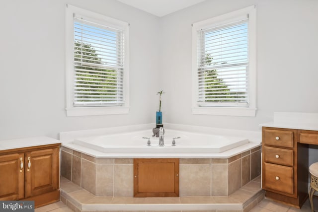 301 Nottingham Ln, Queenstown, MD 21658 - bathroom featuring a bath and tile patterned floors