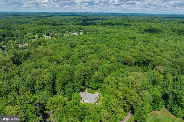 601 Utterback Store Rd, Great Falls, VA 22066 - aerial view of a heavily wooded area
