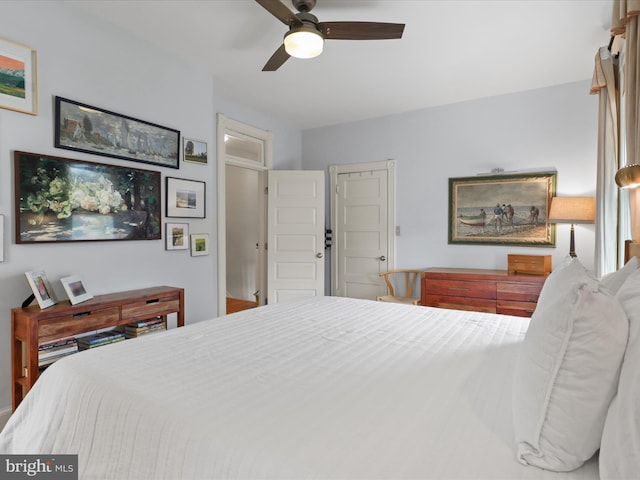 19 E Del Ray Ave E, Alexandria, VA 22301 - bedroom with ceiling fan