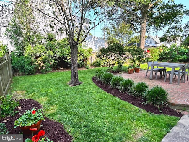 19 E Del Ray Ave E, Alexandria, VA 22301 - view of yard with a patio area and outdoor dining space
