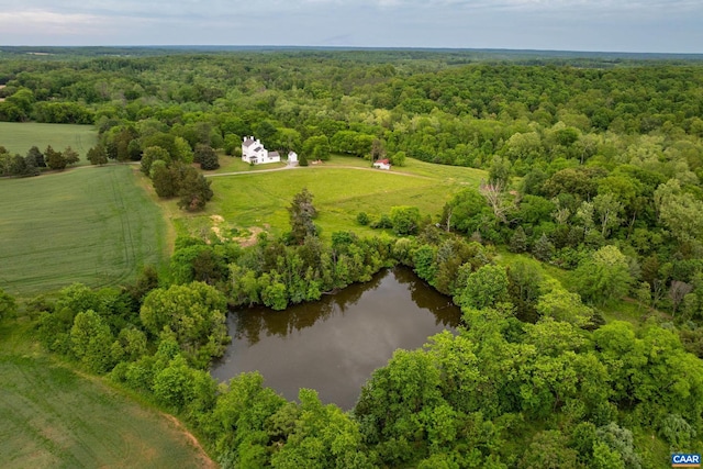 3276 Buckingham Springs Rd, Dillwyn, VA 23936 - overview of rural landscape featuring a forest and a large body of water