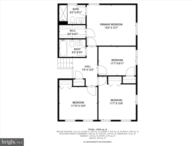 25109 Hickory Ridge Ln, Gaithersburg, MD 20882 - view of floor plan / room layout