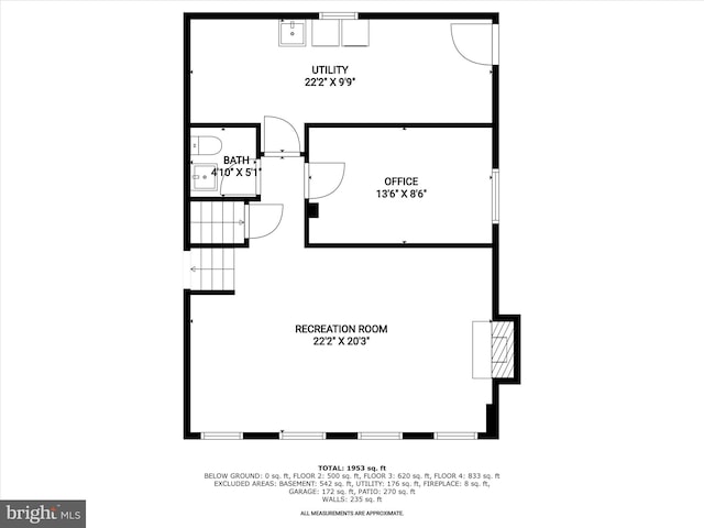 25109 Hickory Ridge Ln, Gaithersburg, MD 20882 - view of home floor plan