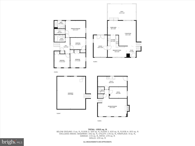 25109 Hickory Ridge Ln, Gaithersburg, MD 20882 - view of room layout