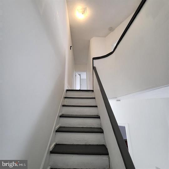view of stairway