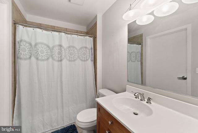 2120 Vermont Ave NW Unit 411, Washington, DC 20001 - bathroom with toilet, vanity, and curtained shower
