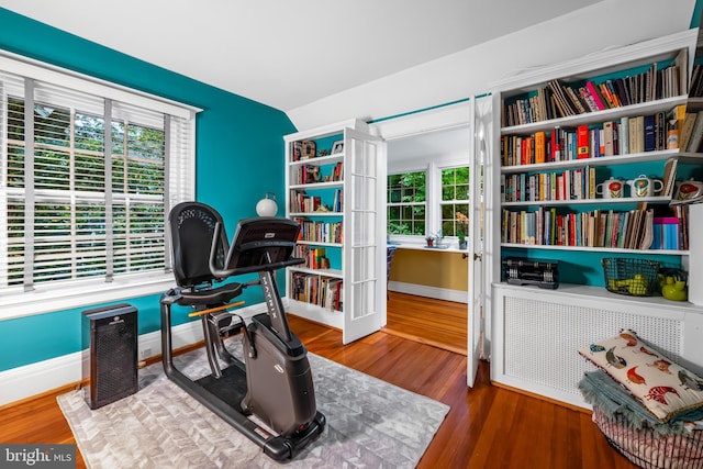 109 Deepdene Rd, Baltimore, MD 21210 - home office featuring baseboards and wood finished floors