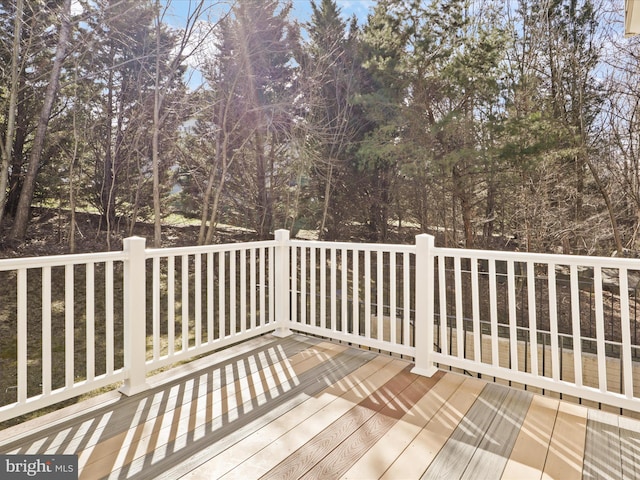 view of deck