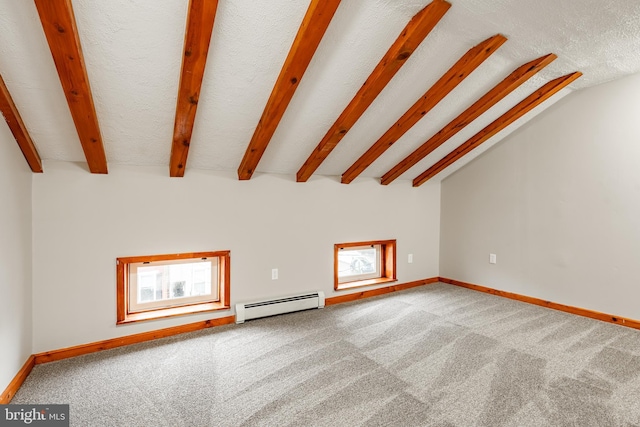 308 Cherry St, Columbia, PA 17512 - additional living space featuring baseboard heating, plenty of natural light, carpet, and baseboards