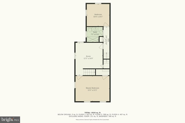 308 Cherry St, Columbia, PA 17512 - property floor plan