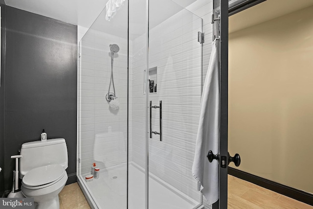 3503 Arborwood Ct, Baltimore, MD 21208 - bathroom with a shower stall and toilet
