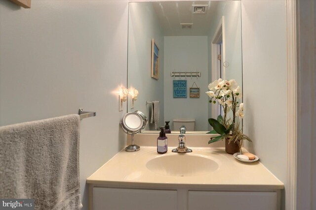 1328 N W St, Carlisle, PA 17013 - half bath featuring toilet and vanity