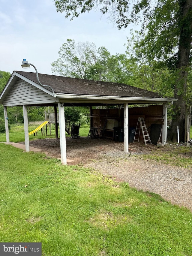 7421 Lake Dr, Manassas, VA 20111 - view of vehicle parking with a carport
