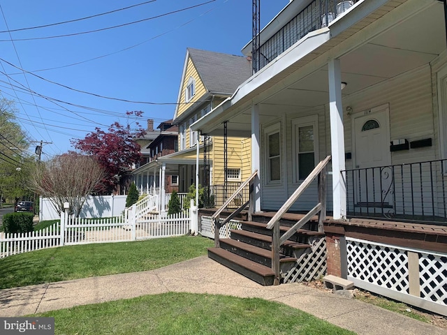 1114 Stuyvesant Ave, Trenton, NJ 08618 - property entrance with covered porch