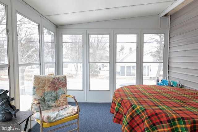 102 S Poplar Ave, Maple Shade, NJ 08052 - bedroom with vaulted ceiling and carpet floors