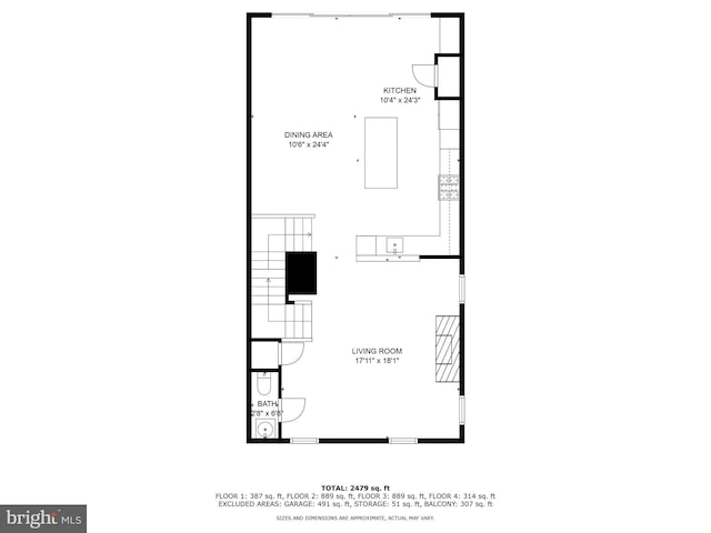3451 Flatwoods Dr, Frederick, MD 21704 - property floor plan