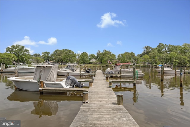 402 Bay View Dr, Edgewater, MD 21037 - dock featuring a water view and view of scattered trees