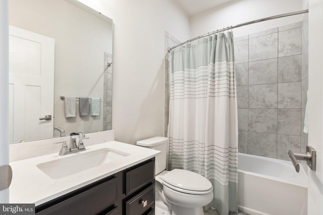 120 Bayhill Ter, Lake Frederick, VA 22630 - bathroom featuring toilet, vanity, and shower / tub combo