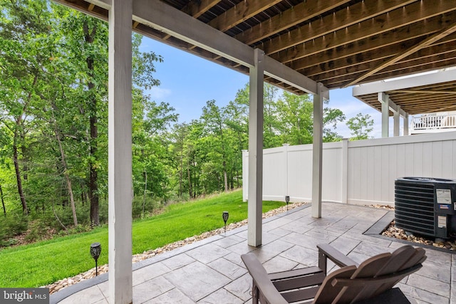 120 Bayhill Ter, Lake Frederick, VA 22630 - view of patio with central air condition unit