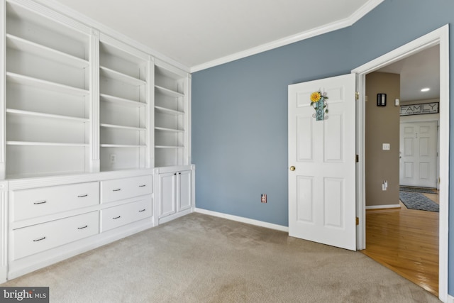 7 Otto Way, Fredericksburg, VA 22406 - spare room featuring crown molding, light carpet, and baseboards