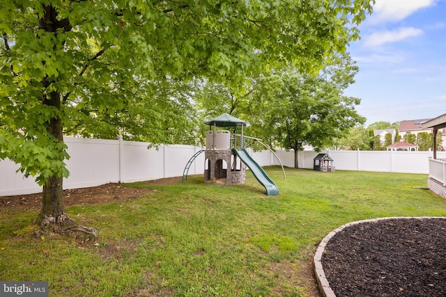 106 Hedgerow Ct, Deptford, NJ 08096 - view of yard featuring a playground