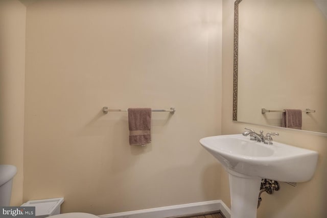 3334 Castle Ridge Cir Unit 8, Silver Spring, MD 20904 - bathroom featuring toilet and baseboards