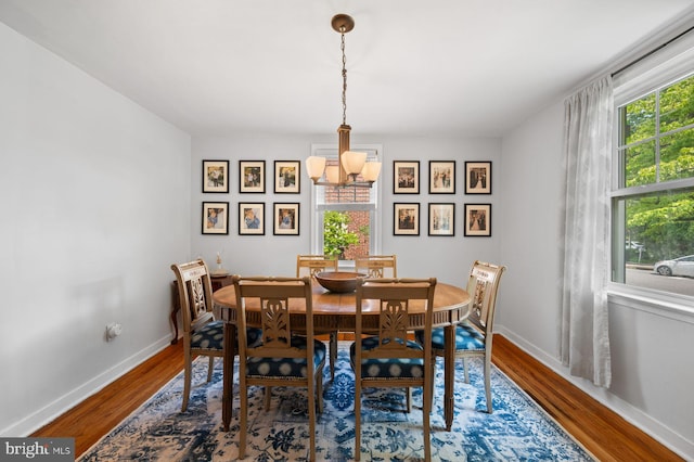 1505 Wynnewood Rd, Ardmore, PA 19003 - dining space featuring wood finished floors and baseboards