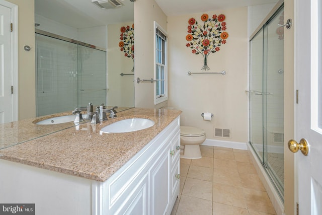6 Benedek Rd, Princeton, NJ 08540 - full bathroom featuring vanity, a shower stall, and tile patterned floors