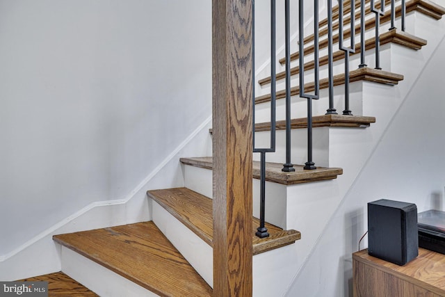 view of stairs