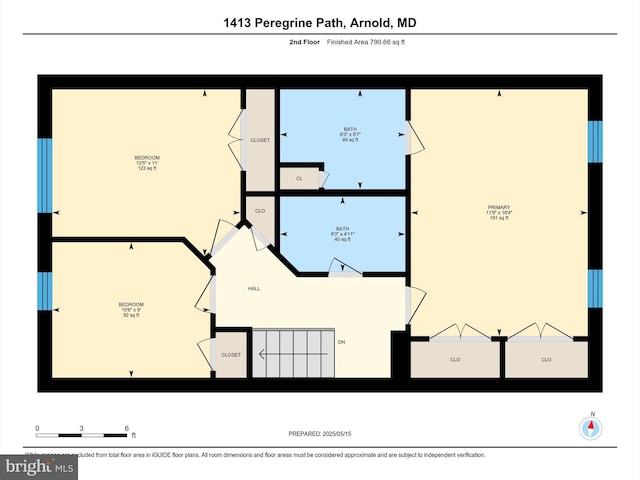 1413 Peregrine Path, Arnold, MD 21012 - floor plan / room layout