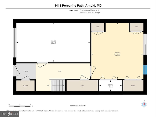 1413 Peregrine Path, Arnold, MD 21012 - property floor plan