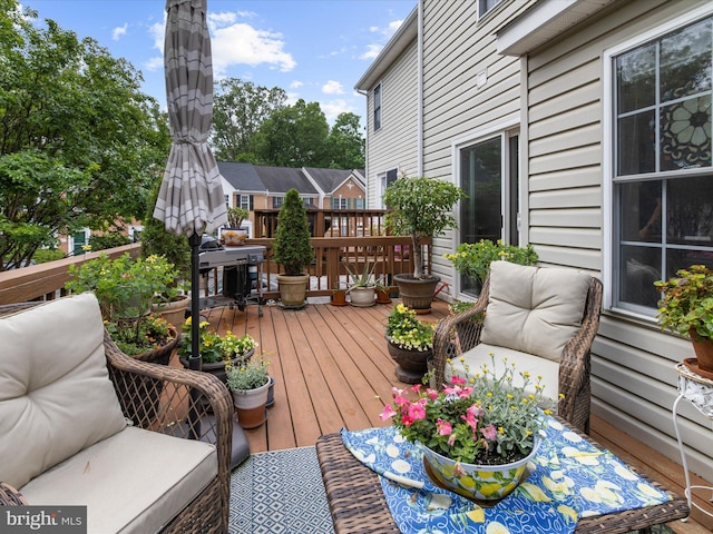 1413 Peregrine Path, Arnold, MD 21012 - view of wooden deck