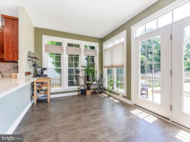 106 Bedrock Dr, Walkersville, MD 21793 - sunroom featuring french doors and baseboards