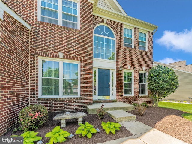 106 Bedrock Dr, Walkersville, MD 21793 - doorway to property with brick siding