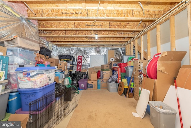 106 Bedrock Dr, Walkersville, MD 21793 - unfinished below grade area with carpet