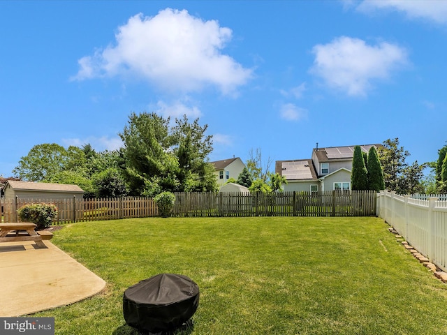 106 Bedrock Dr, Walkersville, MD 21793 - view of yard featuring an outdoor fire pit