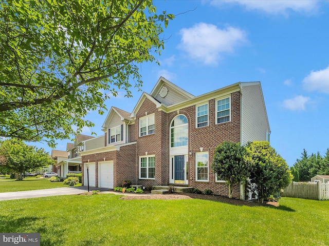 106 Bedrock Dr, Walkersville, MD 21793 - view of front of property featuring concrete driveway, an attached garage, and brick siding