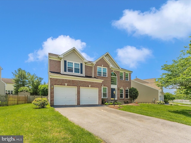 106 Bedrock Dr, Walkersville, MD 21793 - view of front of home with asphalt driveway, an attached garage, and brick siding